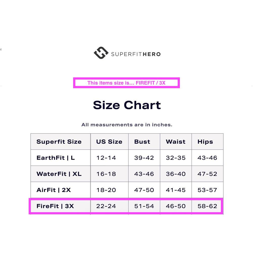 Superfit Hero Crop Tank – Magenta Pink Cockatoo – Size 3XL – NWT - Picture 3 of 4